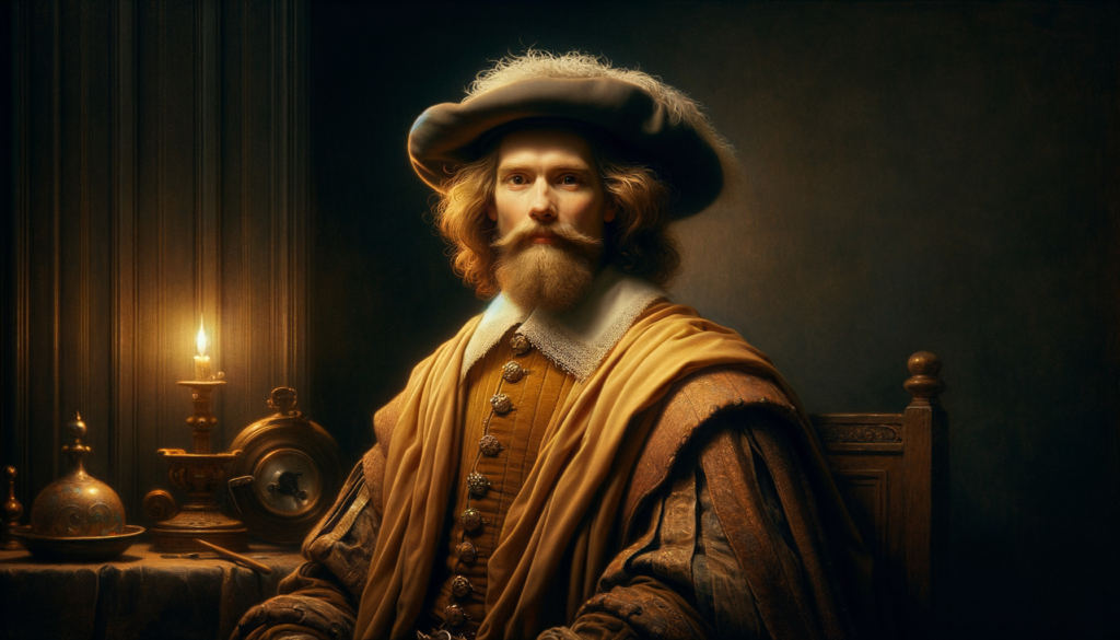 A realist AI portrait in the style of Rembrandt